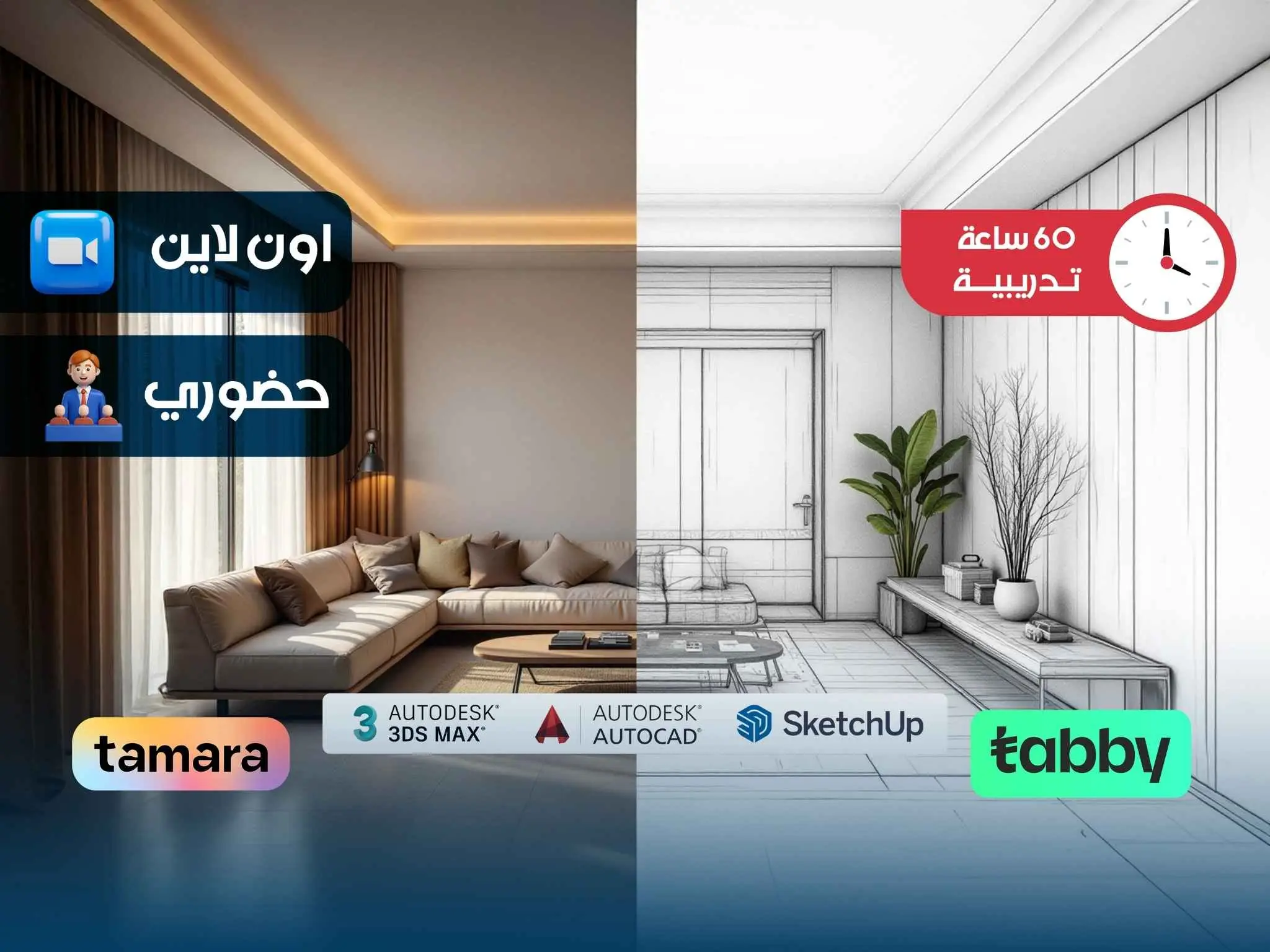 البرنامج التدريبي في التصميم الداخلي| أهم أساسيات التصميم